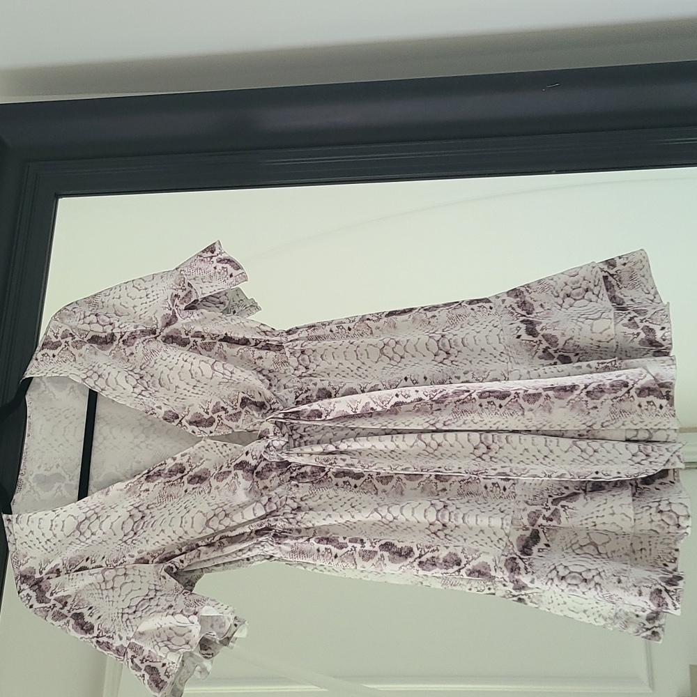 Cute Snake Print Dress